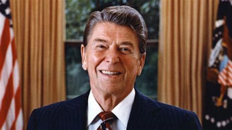 Ronald Reagan počas prejavu