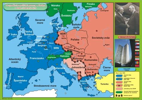 Mapa vplyvu Reaganovej administratívy počas studenej vojny