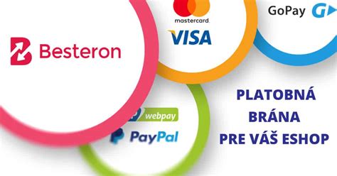 Ikony platobných metód (PayPal, platobné brány)