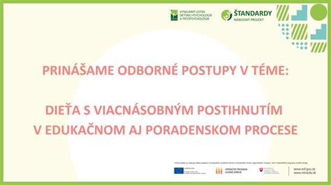 Osoba s viacnásobným postihnutím pri edukačnom procese