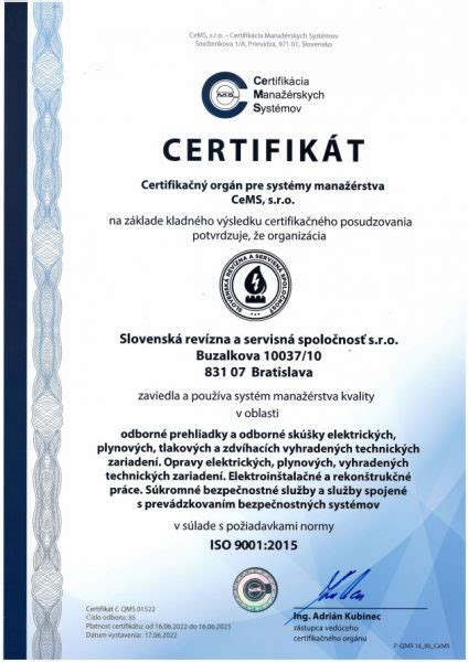 Certifikát kvality sociálnych služieb