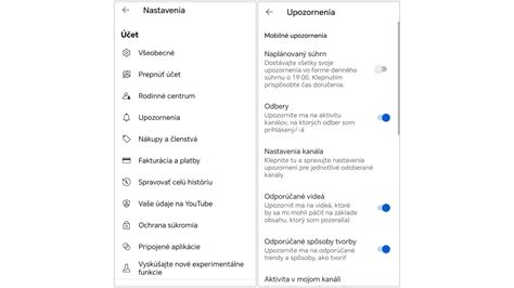 Nastavenie upozornení pre konkrétnu stránku