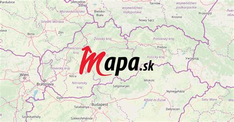 Mapa Senca a okolia so Slnečnými jazerami