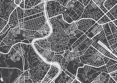 Mapa hlavných atrakcií Ríma