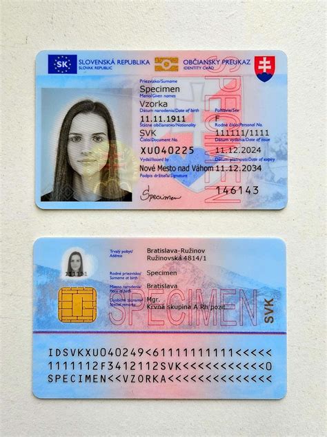 Ilustrácia občianskeho preukazu