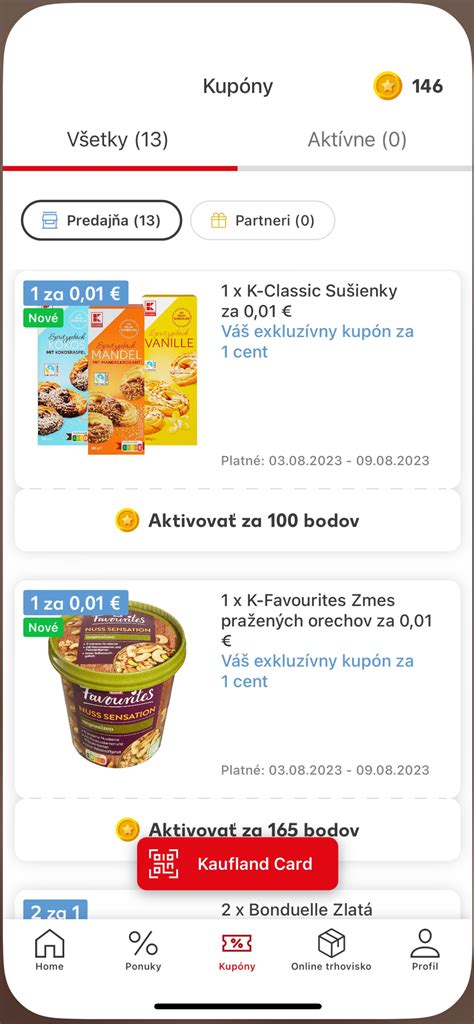 Ukážka zľavových kupónov a bannerov súťaží