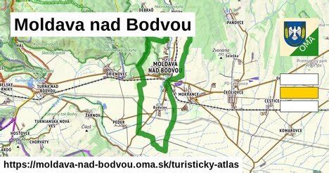 Mapa mesta Moldava nad Bodvou