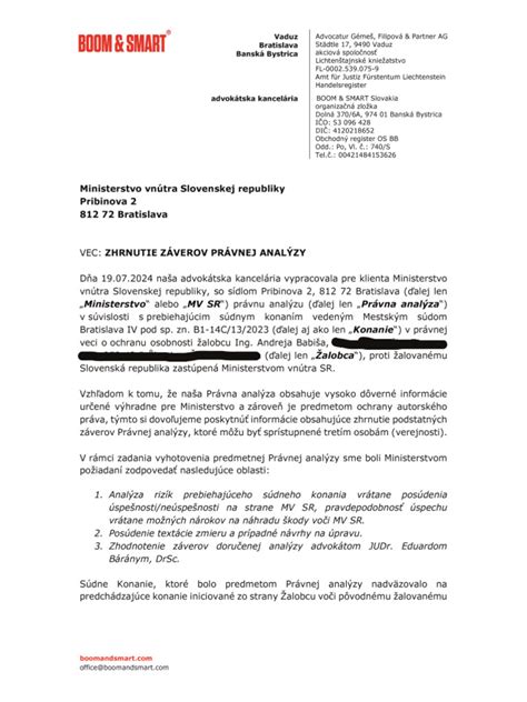 Štruktúra právnej analýzy