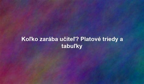 Zložky platu