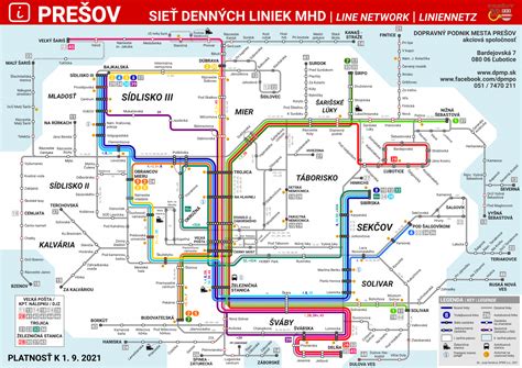 Mapa MHD Prešov