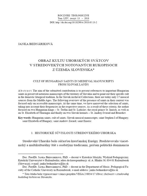 Portréty svätcov spomínaných v texte
