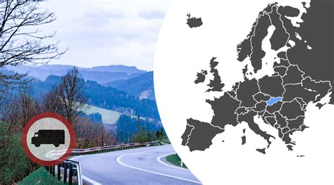 Mapa obmedzení jazdy nákladných vozidiel