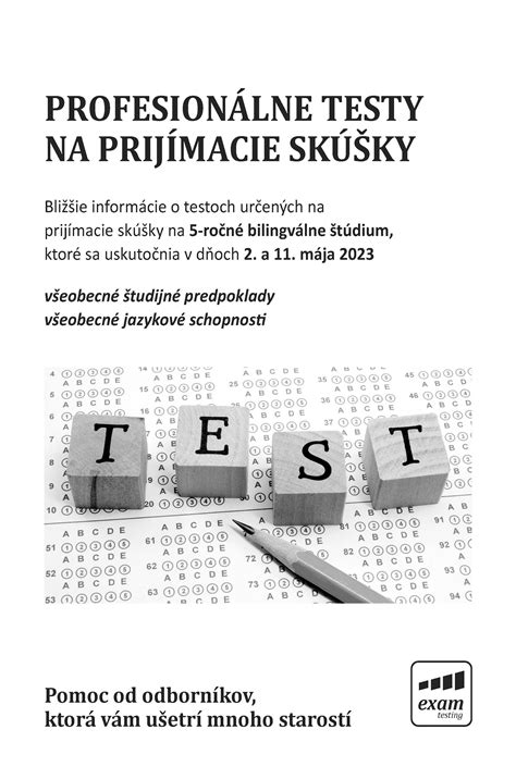 Štruktúra testov z matematiky a slovenského jazyka