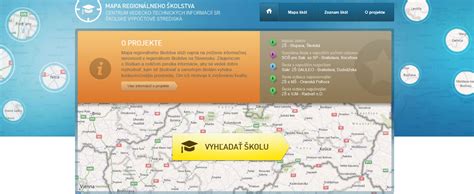 Mapa: Lokality zariadení sociálnych služieb a škôl pre ŤZP