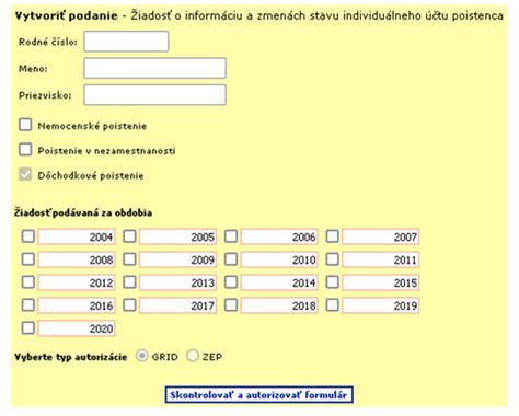 Zápočet odpracovaných rokov