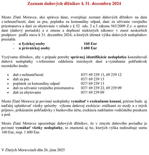 Zoznam dlžníkov Sociálnej poisťovne s dátumami