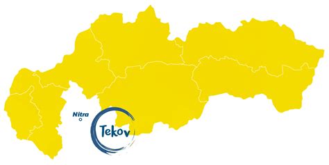 Mapa regiónu Tekov a okolitých obcí