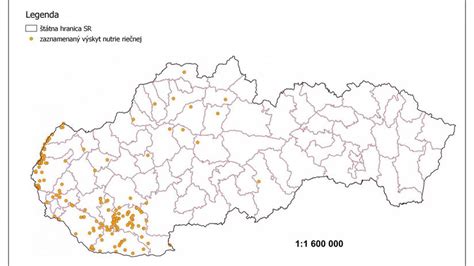 Mapa Senianskych rybníkov s vyznačenými lokalitami