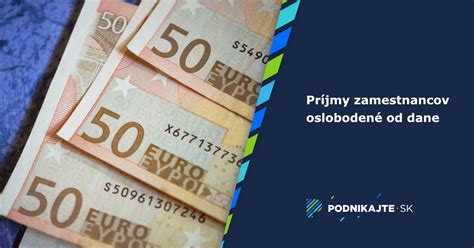 Schéma: Príjmy oslobodené od dane vs. zdaniteľné príjmy