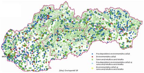 Mapa súčasného stavu životného prostredia