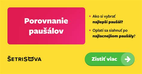 Porovnanie paušálov pre seniorov