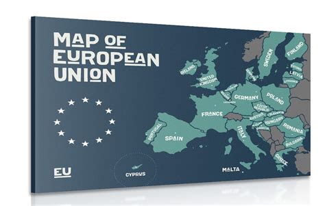 Mapa krajín Európskej únie