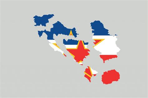 Mapa rozpadu Juhoslávie