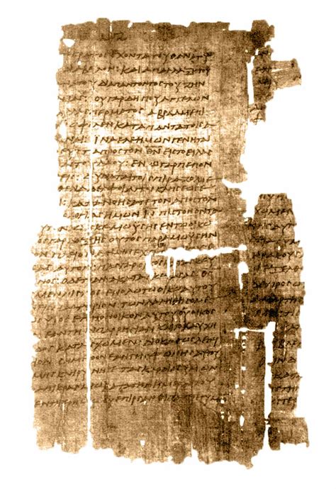Staroveký papyrus s apokryfným textom