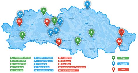 Mapa špecializovaných ústavov v Prešovskom kraji