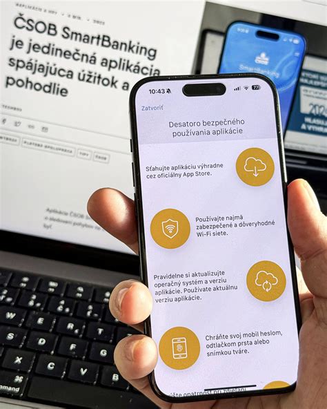 ČSOB SmartBanking aplikácia