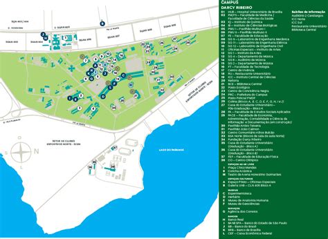 Mapa UNB a jej pracoviská
