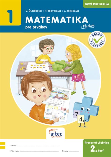 Ukážka otvoreného pracovného zošita s matematickými úlohami pre prvákov