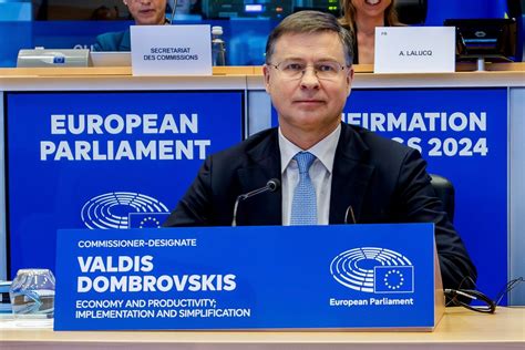 Valdis Dombrovskis na konferencii