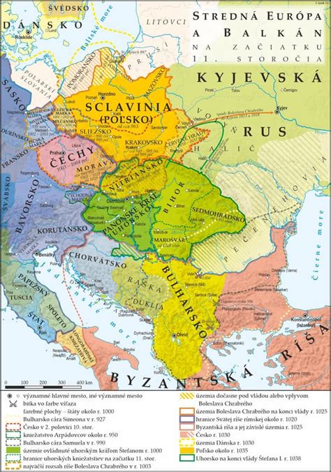 Mapa Nitrianskeho kniežatstva