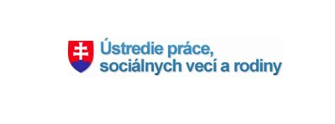 Logo Ústredia práce, sociálnych vecí a rodiny