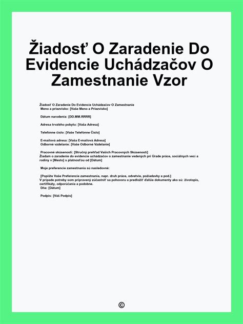 Schéma: Proces podávania žiadosti o zaradenie do evidencie