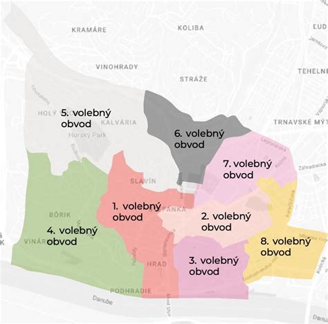 Mapa obvodov sociálnoprávnej ochrany detí ÚPSVaR Kežmarok