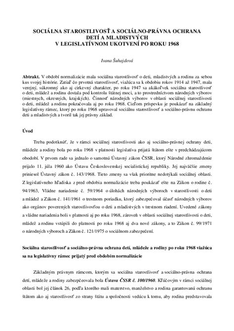 Sociálno-právna ochrana detí