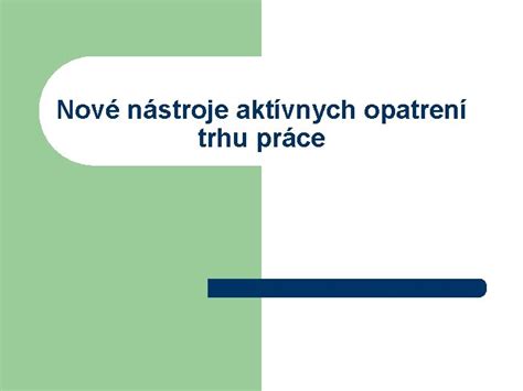 Infografika: Prehľad aktívnych opatrení trhu práce