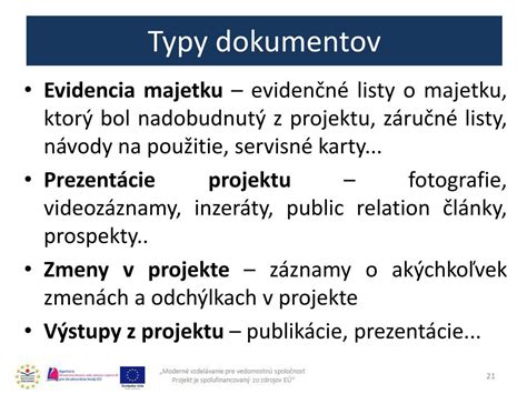 Rôzne typy dokumentov preukazujúcich príjem