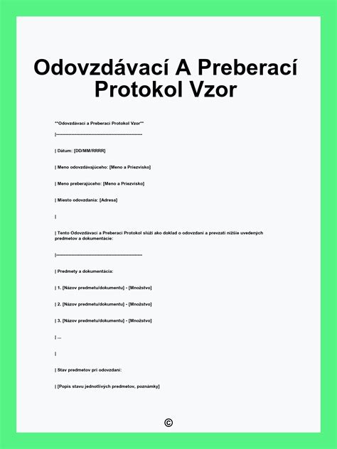 Príklady dokumentov k správe