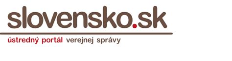 Slovensko.sk - Ústredný portál verejnej správy