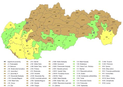 Mapa poľovných revírov v okolí Prievidze