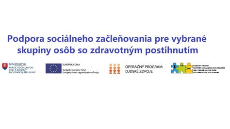 Podpora pre ľudí s mentálnym postihnutím