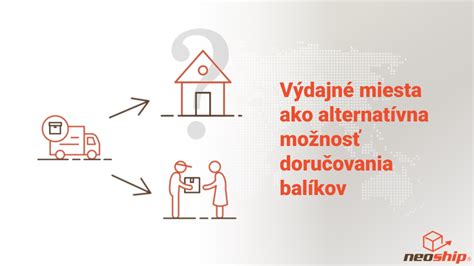 Ilustrácia rôznych možností doručovania balíkov