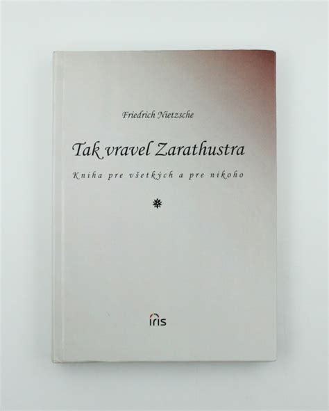 Obal knihy Tak vravel Zarathustra