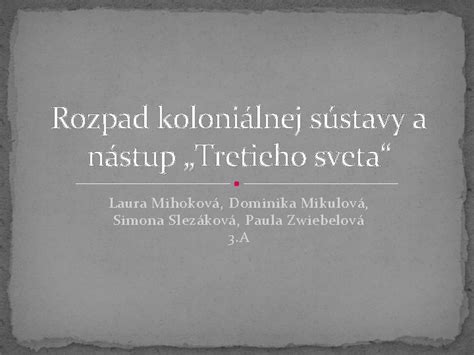 Rozpad tradičných hodnôt a nástup nihilizmu