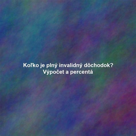Graf percenta poklesu schopnosti vykonávať zárobkovú činnosť pre invaliditu