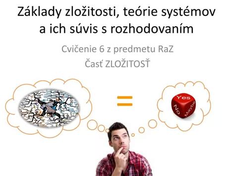 Schéma procesov myslenia a ich súvislosť s rozhodovaním