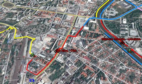 Mapa s vyznačenou adresou ÚPSVaR Nitra na Štefánikovej triede